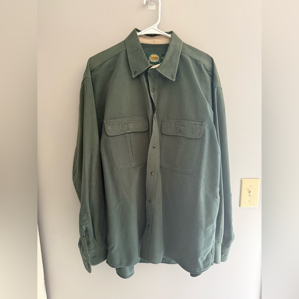 Cabelas Outdoor Gear Button Down Long Sleeve Collared Shirt Men’s SZ XL Regular